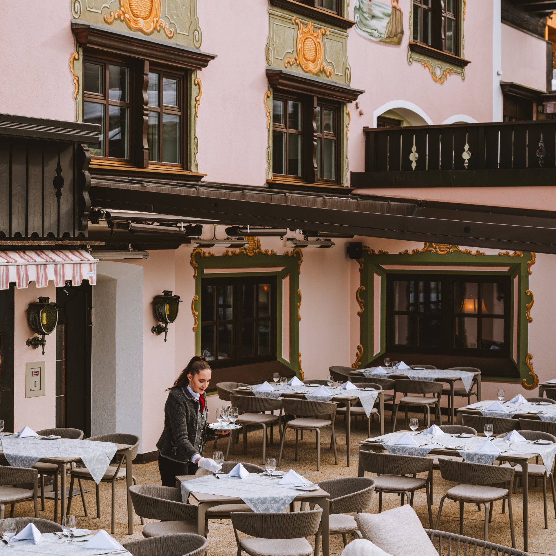 The restaurants Terrace Post Lech Arlberg