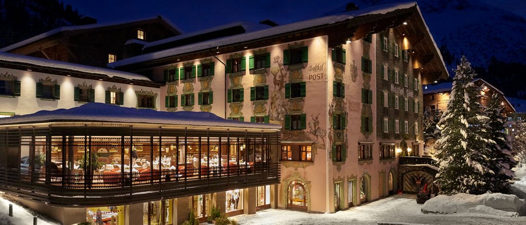 Der Onlineshop Post Lech im Winter